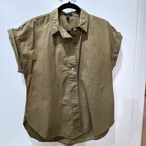 J. Crew Short Sleve, Two-Button Pullover Shirt